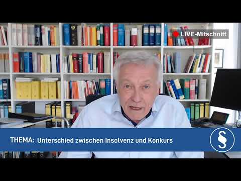 Was ist der Unterschied zwischen Insolvenz und Konkurs? Kurz nachgefragt