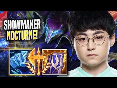 SHOWMAKER PERFECT GAME WITH NOCTURNE! - DK ShowMaker Plays Nocturne JUNGLE vs Lee Sin!