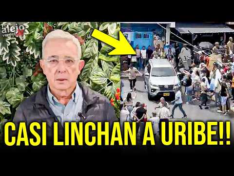 🚨A PIEDRA SACARON A URIBE EN ANTIOQUIA. "Viejo triple hijue...", le gritaron. Acusó a Iván Cepeda