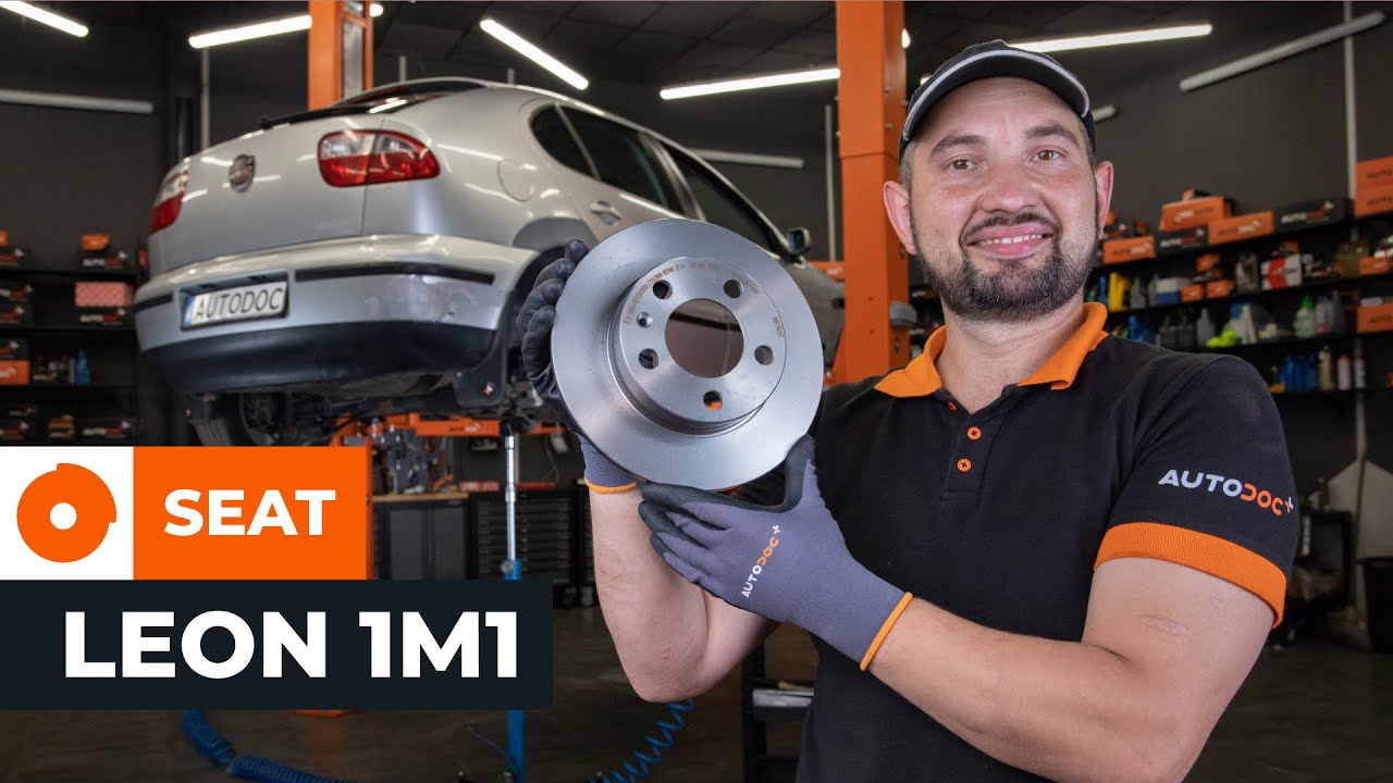 Как се сменят задни спирачни дискове на Seat Leon 1M1 – Ръководство за смяна
