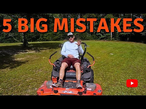 Top 5 Mistakes Every Zero Turn Owner Makes