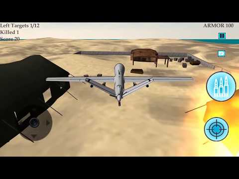 Drone Fighter Strike Air Dash Attack Simulator 3D Video