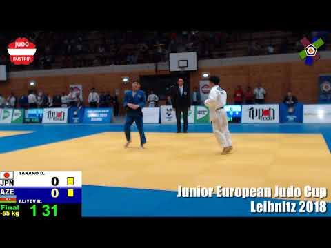 -55kg Final: TAKANO Daichi (JPN) vs. ALIYEV Rovshan (AZE)