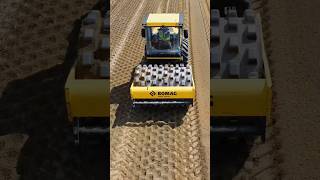 Why is it called a sheep roller? #construction #sheep #roller #compact #foundation #clay #bomag
