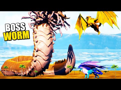 ARK X - Today.. WE HUNT.. THE GIANT DEATH WORM BOSS! (ep43) - Ark Modded Gameplay