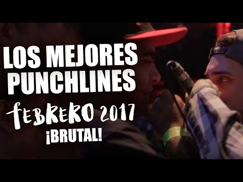 Los Mejores PUNCHLINES Del MES (FEBRERO 2017) | Batallas De Gallos Rap