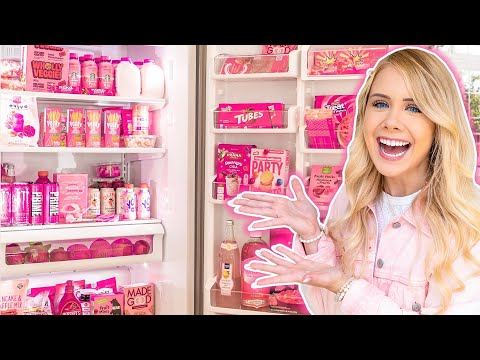 I ONLY BOUGHT PINK GROCERIES FOR A WEEK!