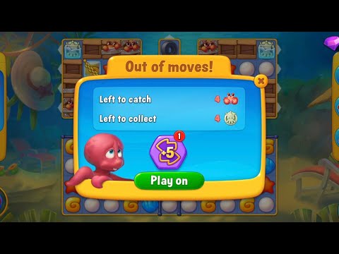 Fishdom Win Strikes Super Hard Level 3482 - 3483, Use FREE 5 Moves
