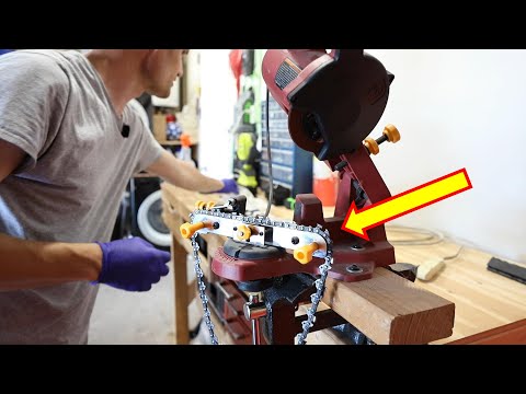 Diy Chainsaw Sharpening Harbor Freight Sharpener