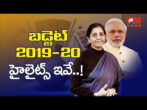 బడ్జెట్ 2019 - 20 హైలెట్స్ ఇవే ! | Union Budget 2019-20 Highlights | NewsOne Telugu Video