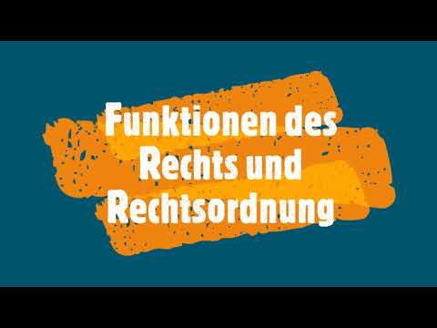 Funktionen des Rechts und Rechtsordnung