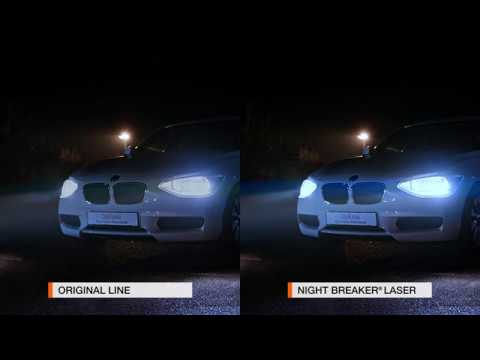 Osram lemputės H7 COOL Mėlynas HYPER BOOST video