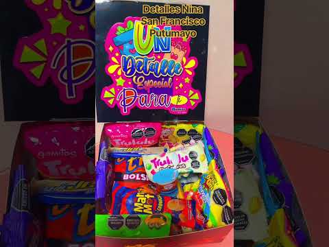 Caja sorpresa Detalles Nina San Francisco Putumayo #sanfranciscoputumayo #detallesparatodaocasion