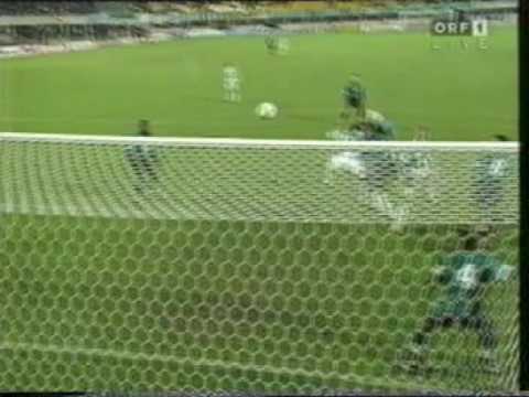 EC 95/96: Rapid Wien - Sporting Lissabon, Tor 4:0