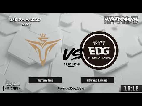 LPL 2020 Spring Week 1 Day 4 - EDG vs V5 & RW vs SN