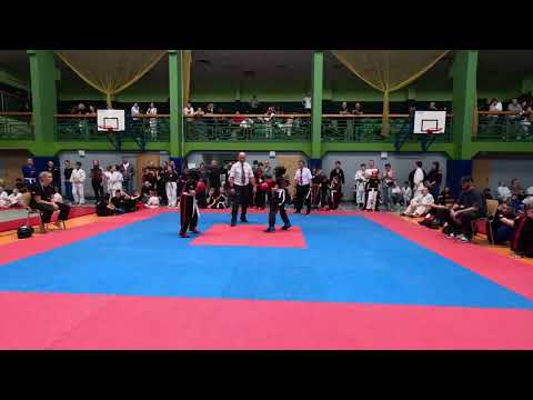 Puchar Europy I.K.B, Żywiec 29.10.22 - Karolina Janiga, Franciszek Swadźba, semi-contact