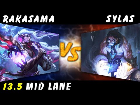 RaKaSaMa - Yasuo vs Sylas MID Patch 13.5 - Yasuo Gameplay