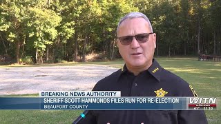 Beaufort County Sheriff Scott Hammonds files run for re-election