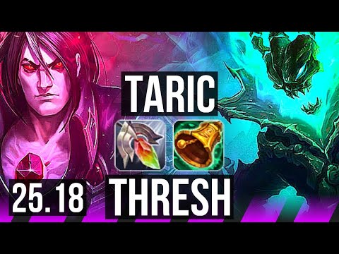 TARIC & Kai'Sa vs THRESH & Miss Fortune (SUP) | 66% winrate | KR Grandmaster | 25.18