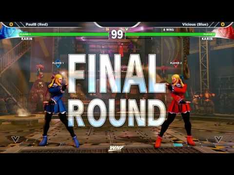 WNF 1.8 SFV - Season Finale - Vicious (Karin) vs PaulB (Karin)