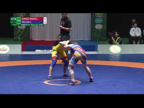 Final 7-8 WW - 55 kg: L. JUAREZ ANDIN (SWE) v. S. PRICOB (ROU)