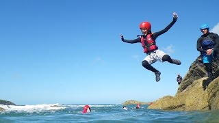 Family Fun Coasteering in Pembrokeshire