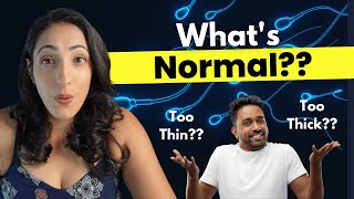 Lumpy, Thick, or Watery Brown, yellow or green What healthy semen looks like
