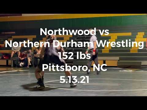 Northern Durham vs Northwood wrestling 152 lbs - 5.13.21
