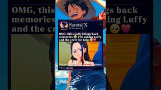 Vivi asking Luffy and the crew for help🥺 Episode 1160 #robin #vivi #luffy #onepiece