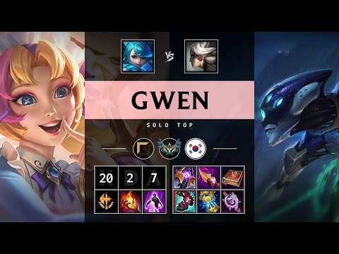 Gwen Top vs Camille - KR Challenger Patch 25.14
