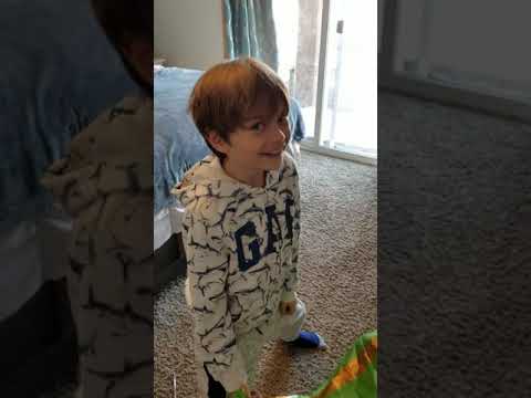 Brennan Singing with Helium