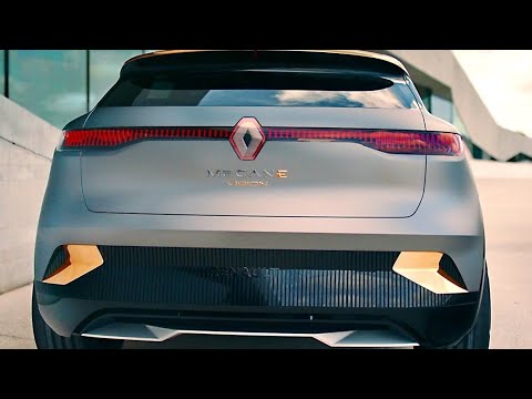 New all 2022 Renault Megane  E -Tech Electric -   eVision SUV World Premier