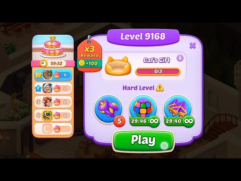 homescapes level 9168 | homescapes hard level