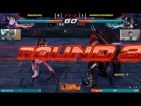 Sajawal (Kunimitsu) vs Naroz|Azmeer (Deviljin,Kazumi) [Ft 3] Tekken 7 Pakistan