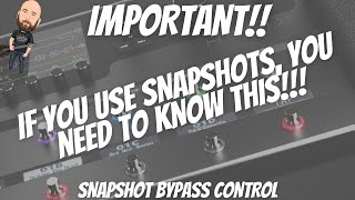 If You Use SNAPSHOTS, You NEED To Know This!! | Snapshot Bypass Control (Line 6 Helix/HX Stomp)