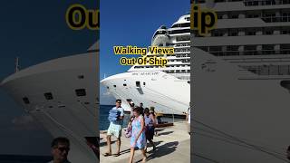 💯🚢First Step Outside Of Cruise Ship #shorts #viewersloverviews #viralvideo #cruiseship