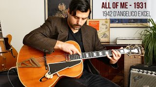 Video thumbnail for AS166 - All of me - vintage John D'Angelico archtop guitar by Acoustic Standards