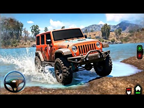 Offroad SUV Car Driving Simulator - Jeep Luxury 4x4 Prado Driving Game 3D - Android GamePlay 