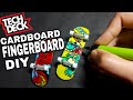 I Made A Fingerboard Out Of Cardboard DIY Custom Fingerboard