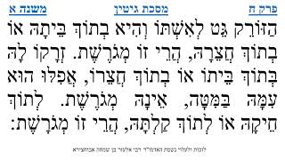 מסכת גיטין פרק ח משנה א