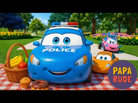 Arriva la polizia! 🚨🚓 | Canzoncina educativa e divertente | Paparude