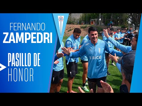 PLAY ▶️ |  Pasillo de honor para el Toro Zampedri, ¡máximo goleador histórico de #LosCruzados!