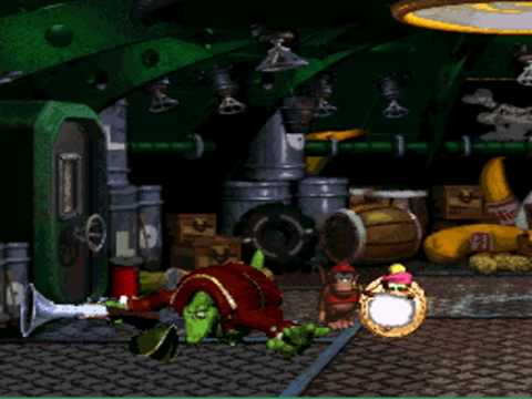 Donkey Kong Country 2 102% Walkthrough : The Flying Krock - K. Rool Duel