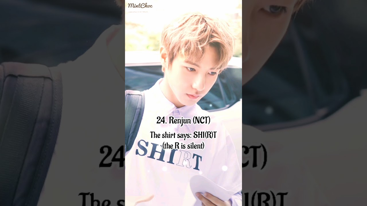 36 Of The Most Hilariously Inappropriate Shirts Idols Have Ever Worn