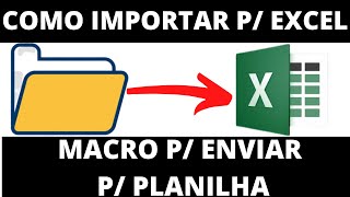 Como importar nomes dos arquivos de uma pasta do seu computador para o Excel?