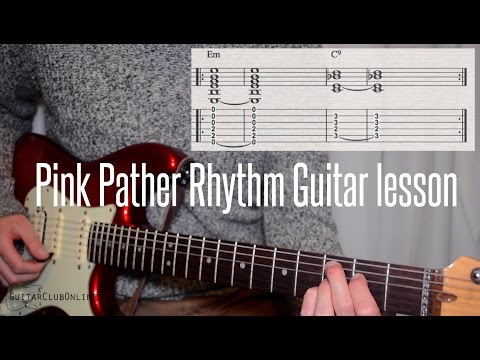 Learn the Pink Panther CHORDS with this Guitar Lesson & play along with tab/notation at end