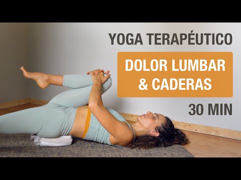 Therapeutic Yoga for LOWER BACK & HIP PAIN - Stretches for sciatica, lumbago and scoliosis