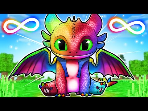 The INFINITE NIGHT FURY in HOW TO TRAIN YOUR DRAGON Minecraft!