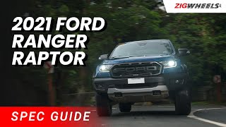 2021 Ford Ranger Raptor Spec Guide | Zigwheels.Ph