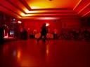  Alejandra Hobert  and  Adrian Veredice  are  dancing  to  the  tango  "  Suerte Loca  "